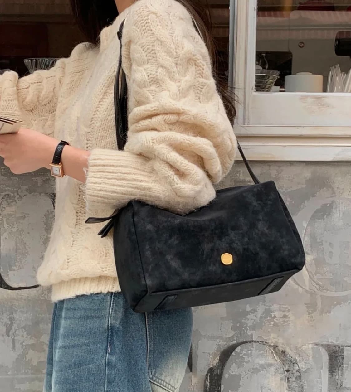 투아모 스웨이드 박스백 상품이미지8