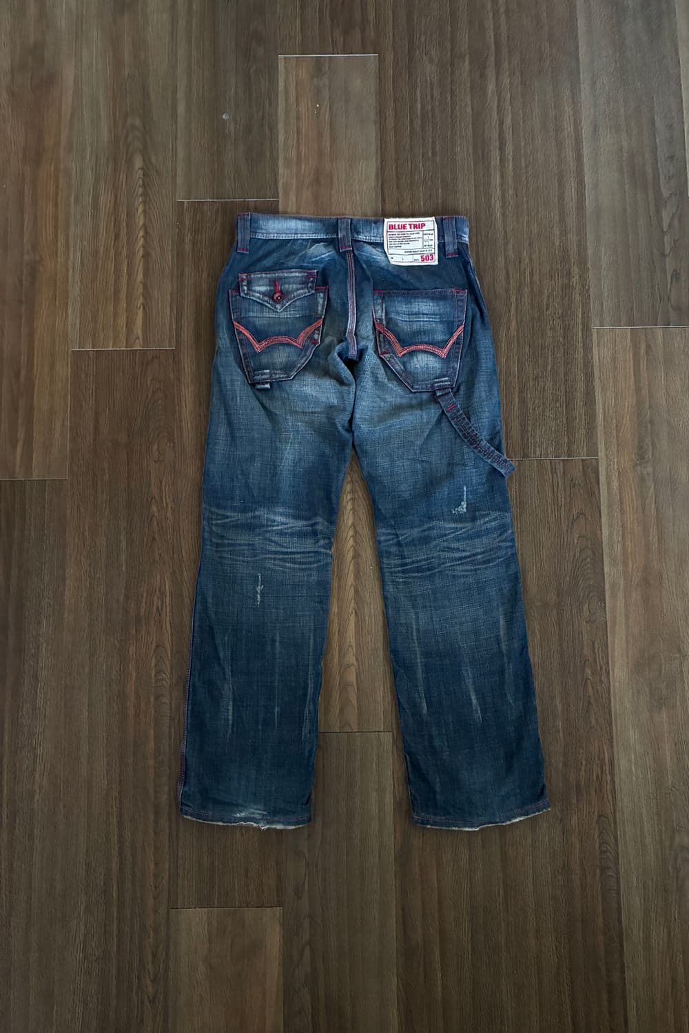 Edwin red detail pants 상품이미지7