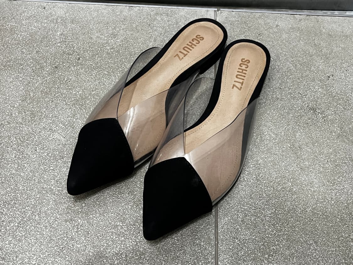 SCHUTZ 투명 뮬 225 상품이미지1