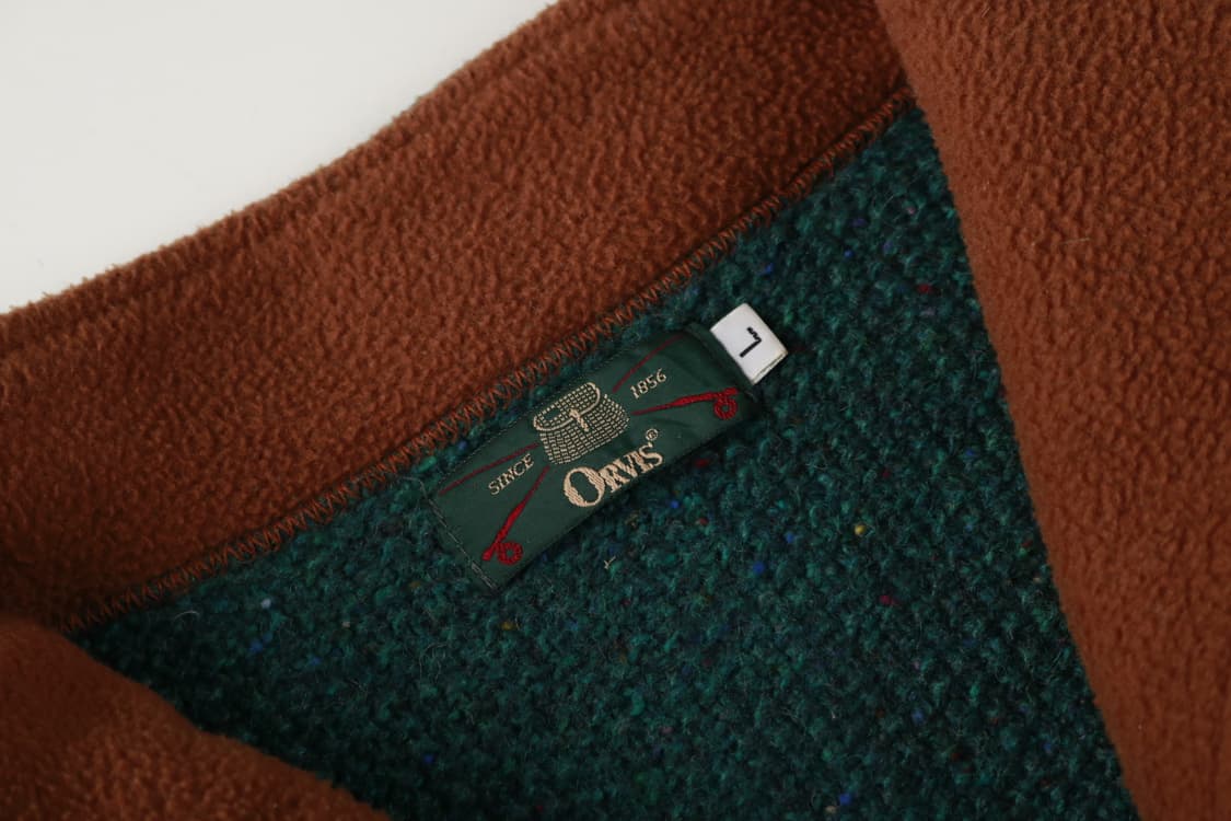 [L] 90's USA 오르비스 하프집업 풀오버 울스웨터 상품이미지4