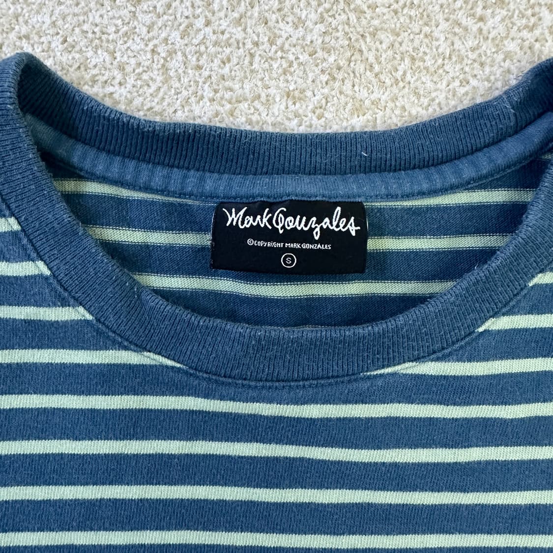 S 마크곤잘레스 스트라이프 반팔0319D 상품이미지2