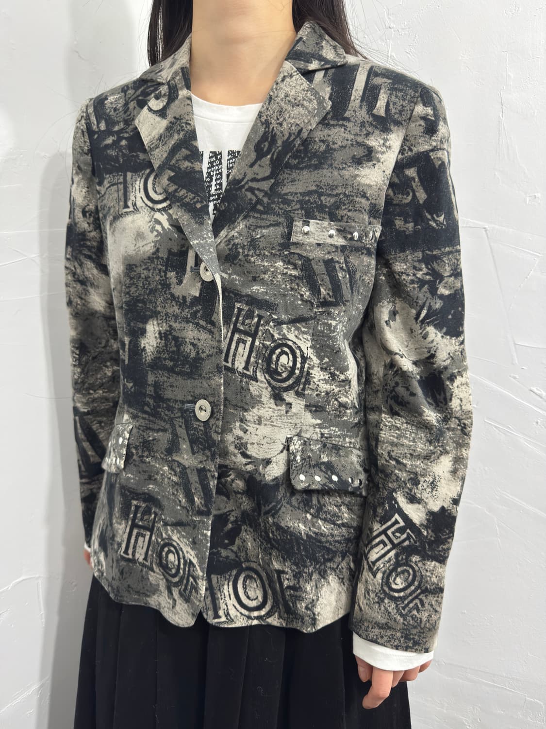 imanishi akiko printing jacket 상품이미지3