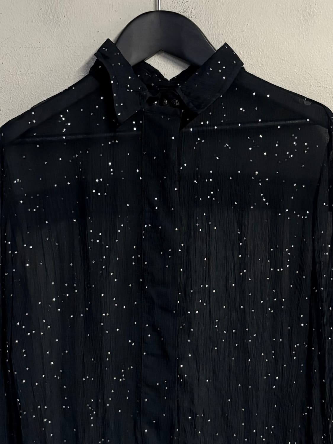 DIESEL sheer dot shirt  상품이미지3