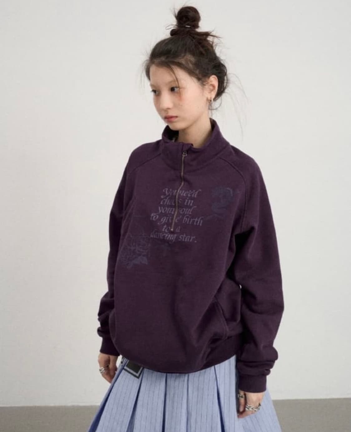 Achihara 아키하라 Genesis Coaster Half 집업 상품이미지2