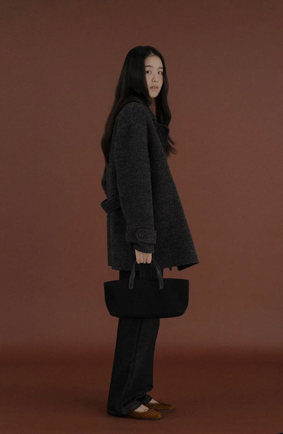 베뉴엣 BENUET 밀라노 코트 차콜 상품이미지2