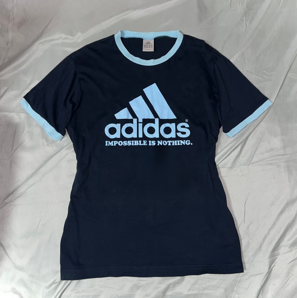 ✨Adidas✨ navy skyblue original 링거 반팔 희귀 상품이미지2