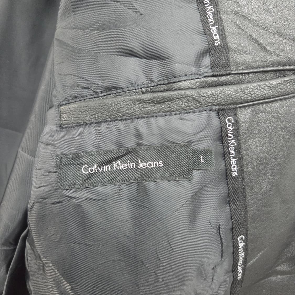 양가죽 블랙 남성 블레이저 자켓 남m 상품이미지3