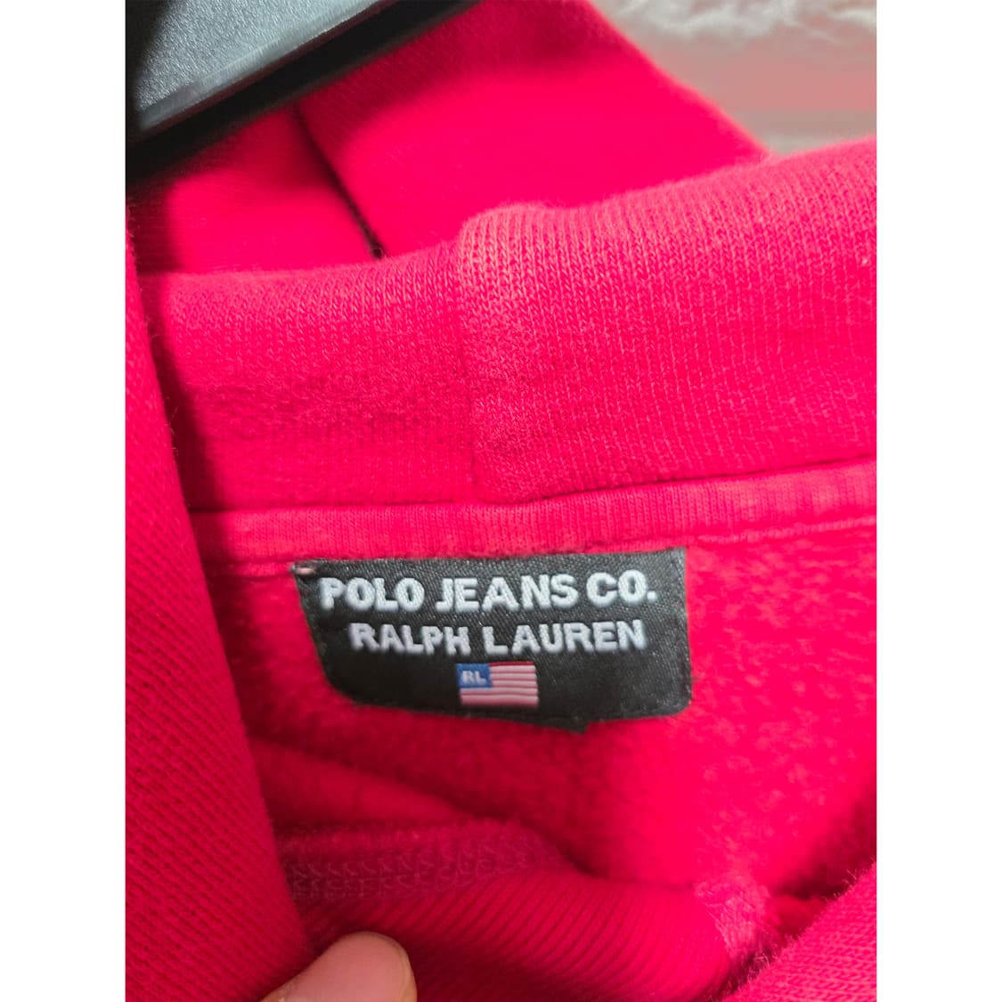 택포_ 폴로 랄프로렌 후드티 빨간색 L 상품이미지2