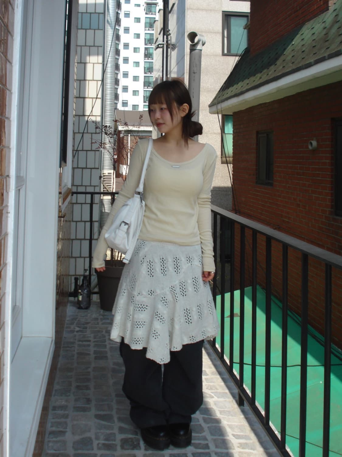 아워캐비넷 turn 2way tee 롱슬리브 상품이미지1