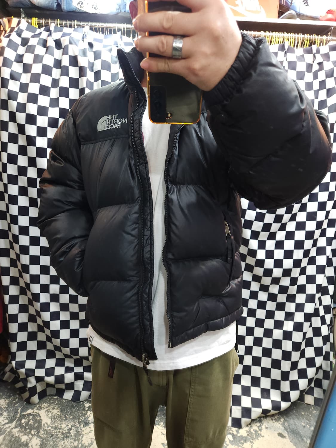 노스페이스 700 올블랙  눕시 구스 패딩점퍼

 상품이미지10