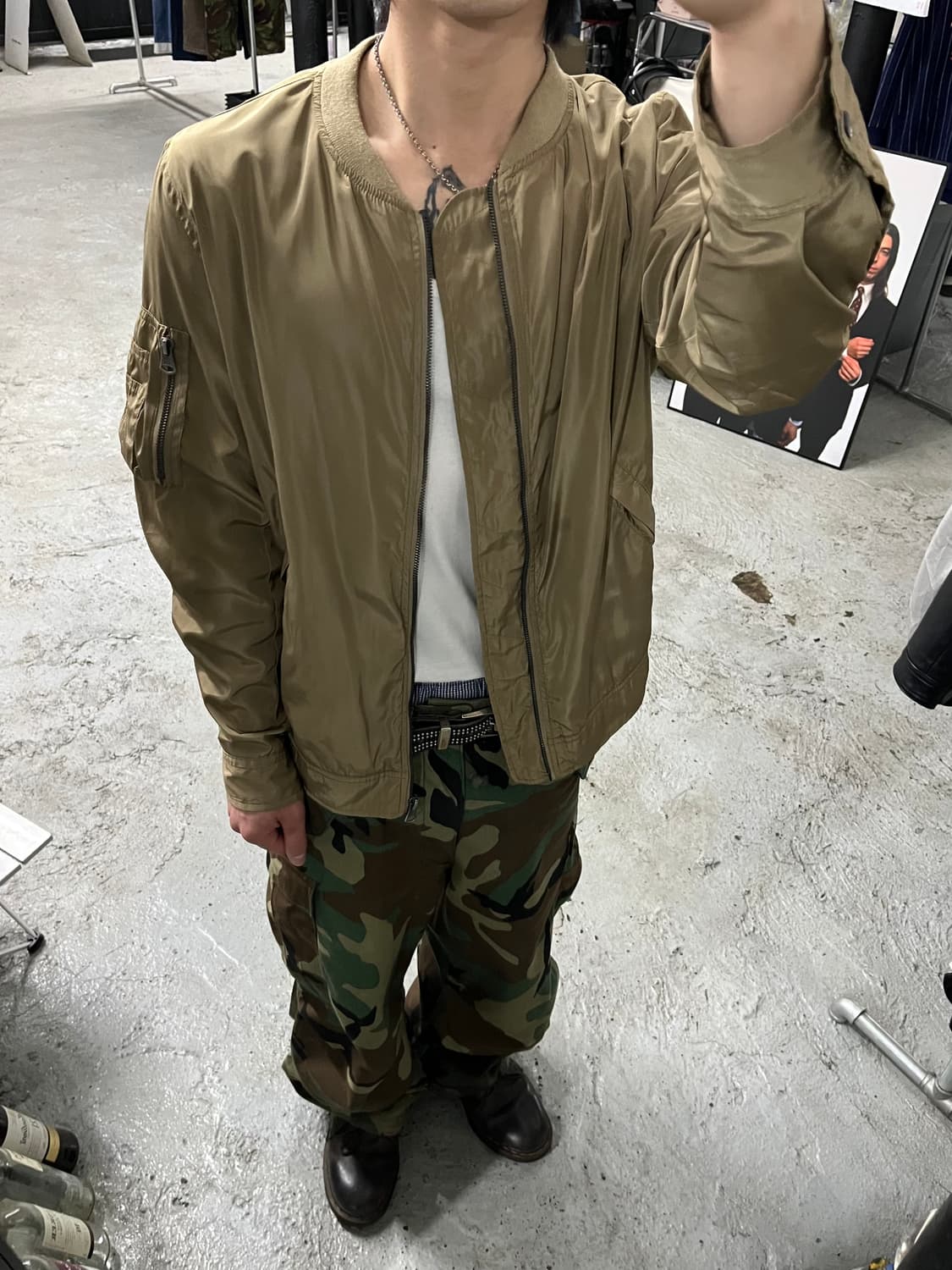 GLADIATOR nylon ma-1 jacket 상품이미지3