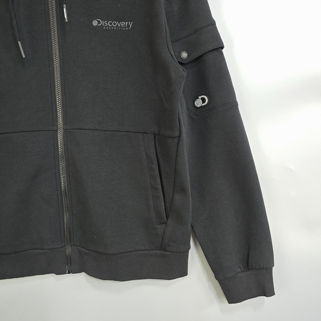 디스커버리 익스페디션 블랙 후드집업 100 상품이미지3