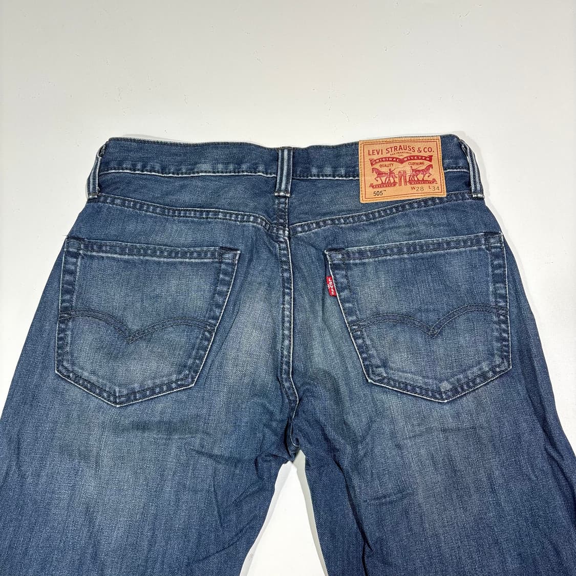 리바이스 505 워싱 데님팬츠 상품이미지6