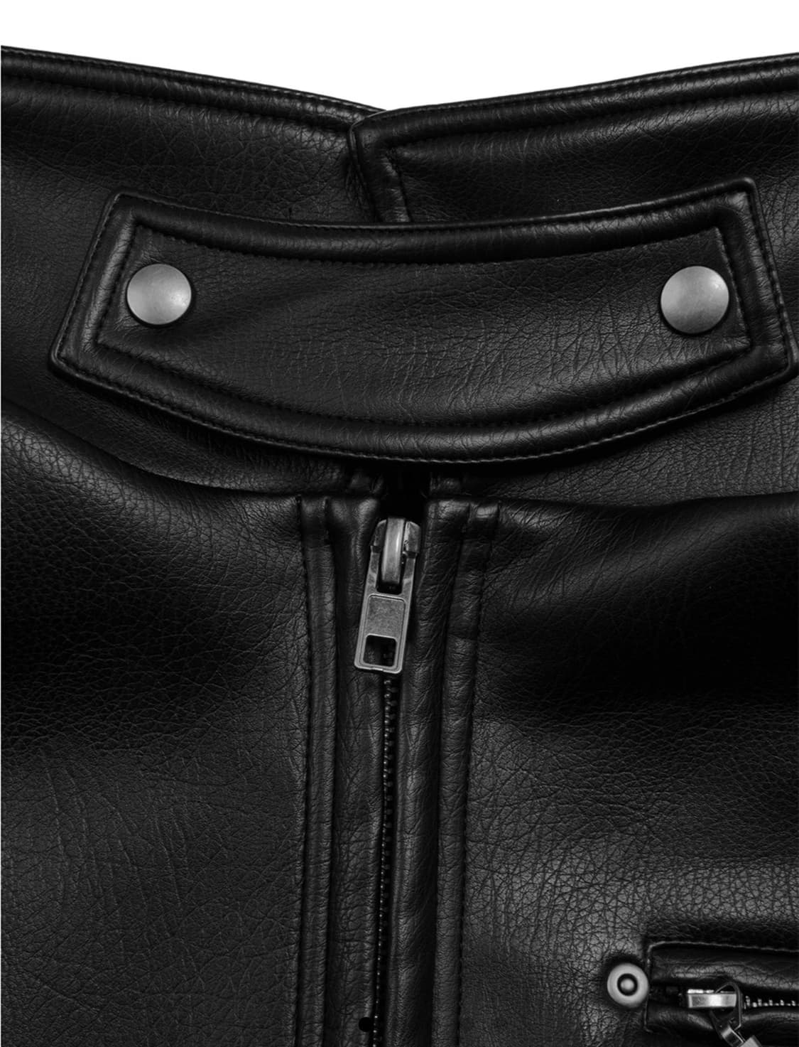 cross single leather jacket 상품이미지6