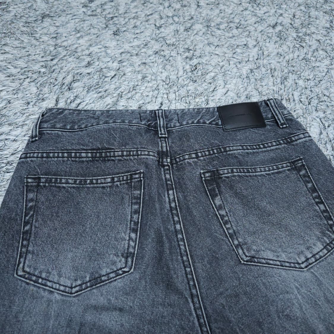 페이탈리즘) 30(46) 남자 흑청바지 와이드팬츠 / 왕눈이샵 상품이미지6