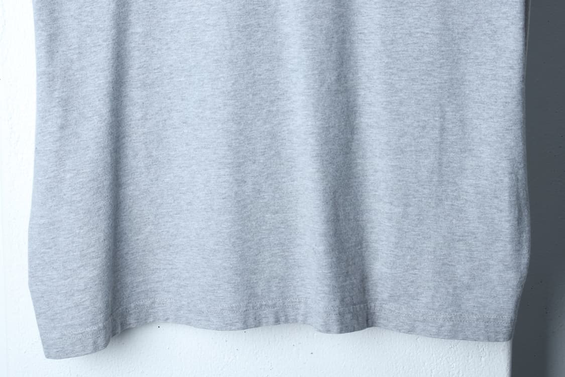 (L-XL) 엘엘빈 반팔 티셔츠 브이넥 그레이 무지 기본-H30127 상품이미지4