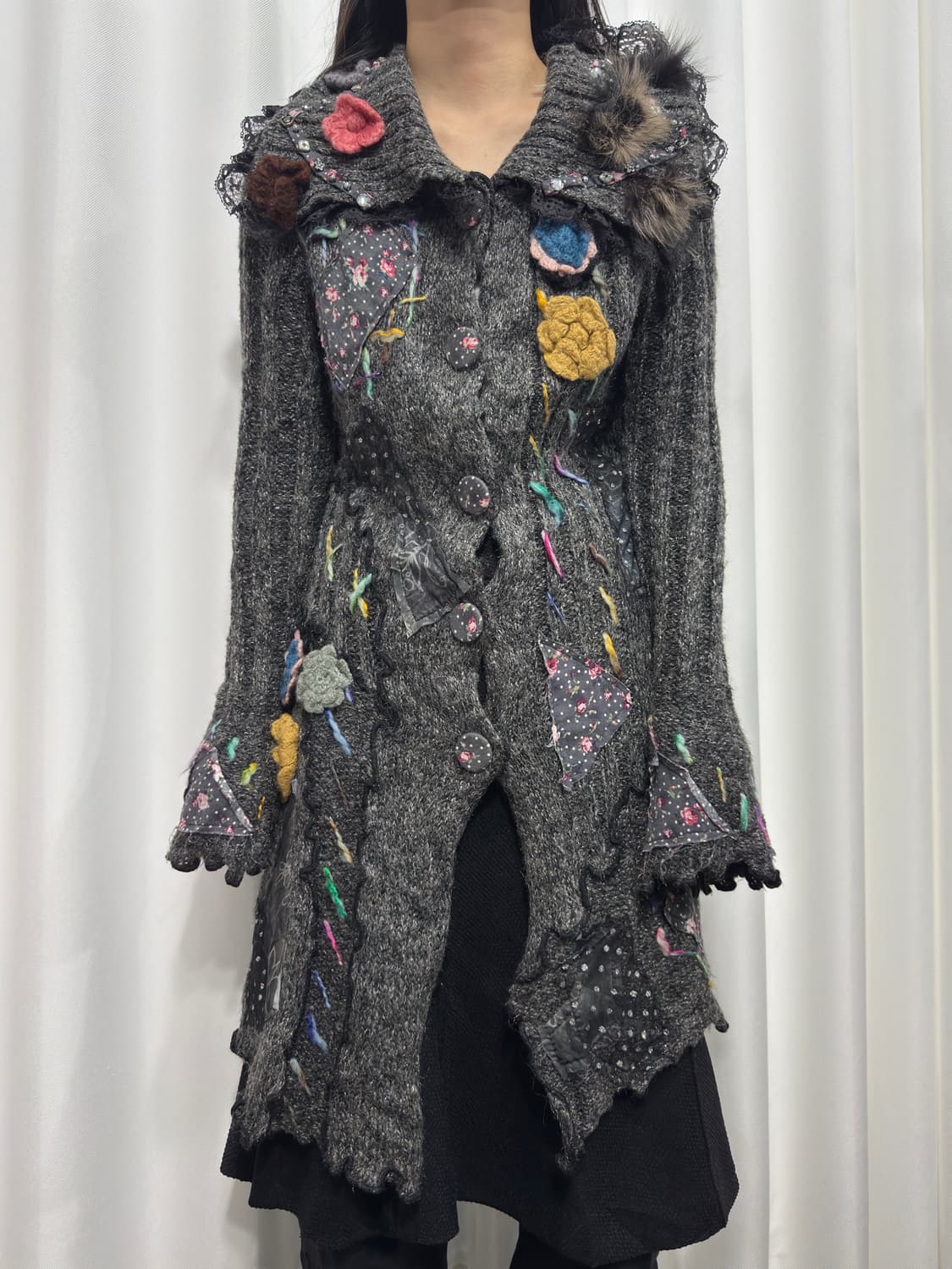 biante fairygrunge knit cardigan 상품이미지3