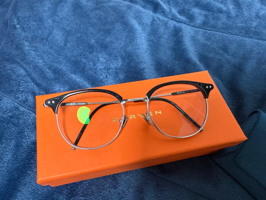 까르뱅 하금테 안경 베로나 CARVEN VERONA C1 블랙 실버 상품이미지1