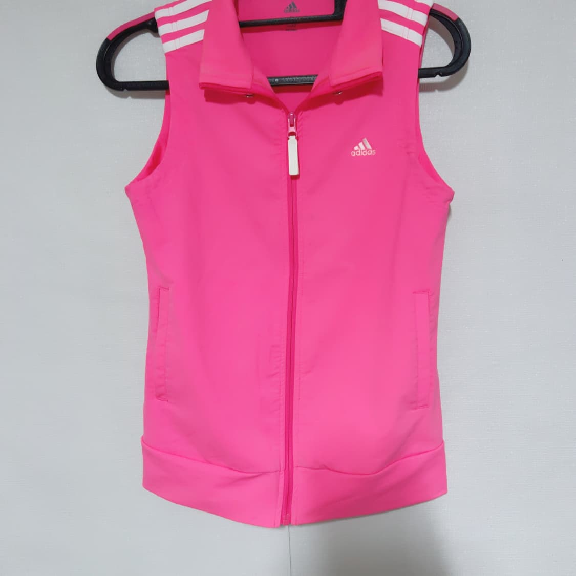 아디다스 연핑크 올드스쿨 블로콕어 하이틴 여름 조끼 상품이미지3