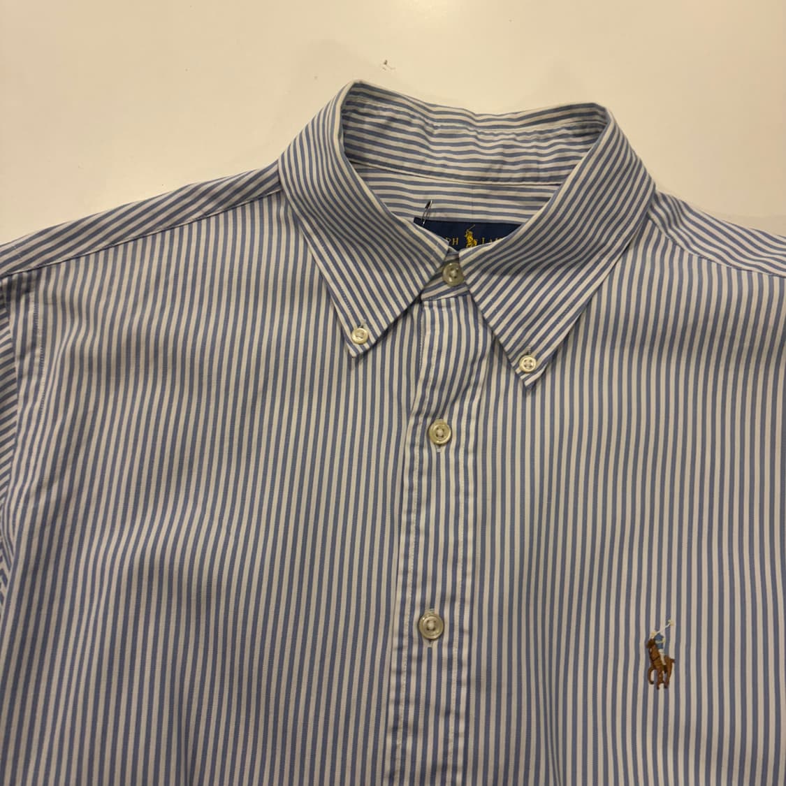 [L] 폴로 랄프로렌 스트라이프 반팔 셔츠 D650 상품이미지3