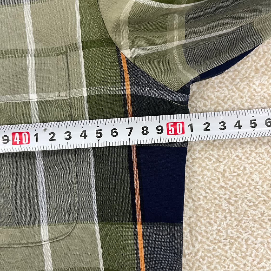 [95] 코오롱스포츠 체크무늬 긴팔 셔츠 남방 1219M2 상품이미지6