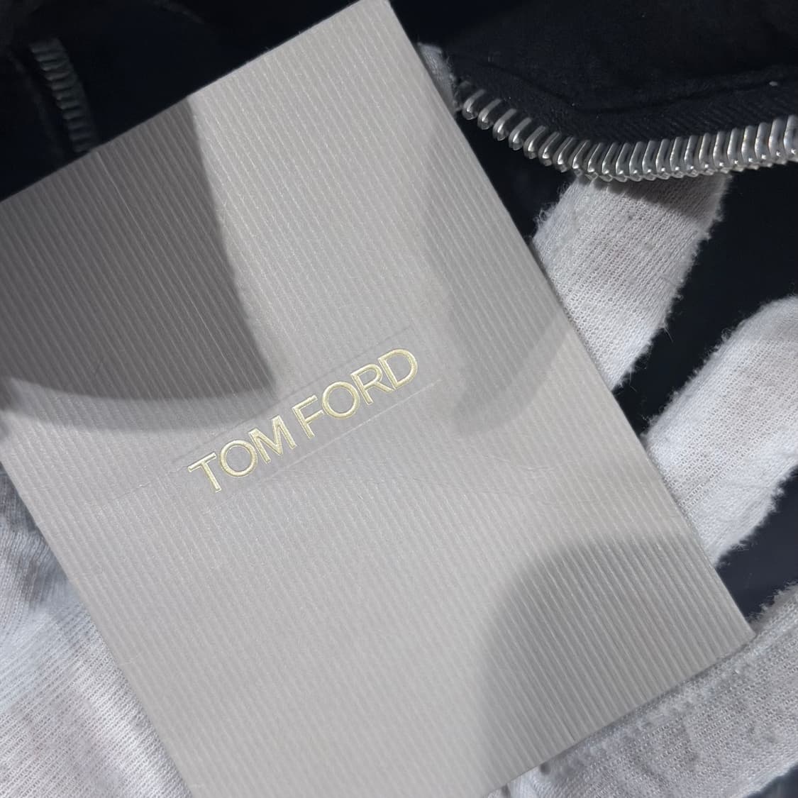 (A+/48) / 톰포드 캐시미어 울 블렌드 패딩 자켓 블랙 상품이미지10