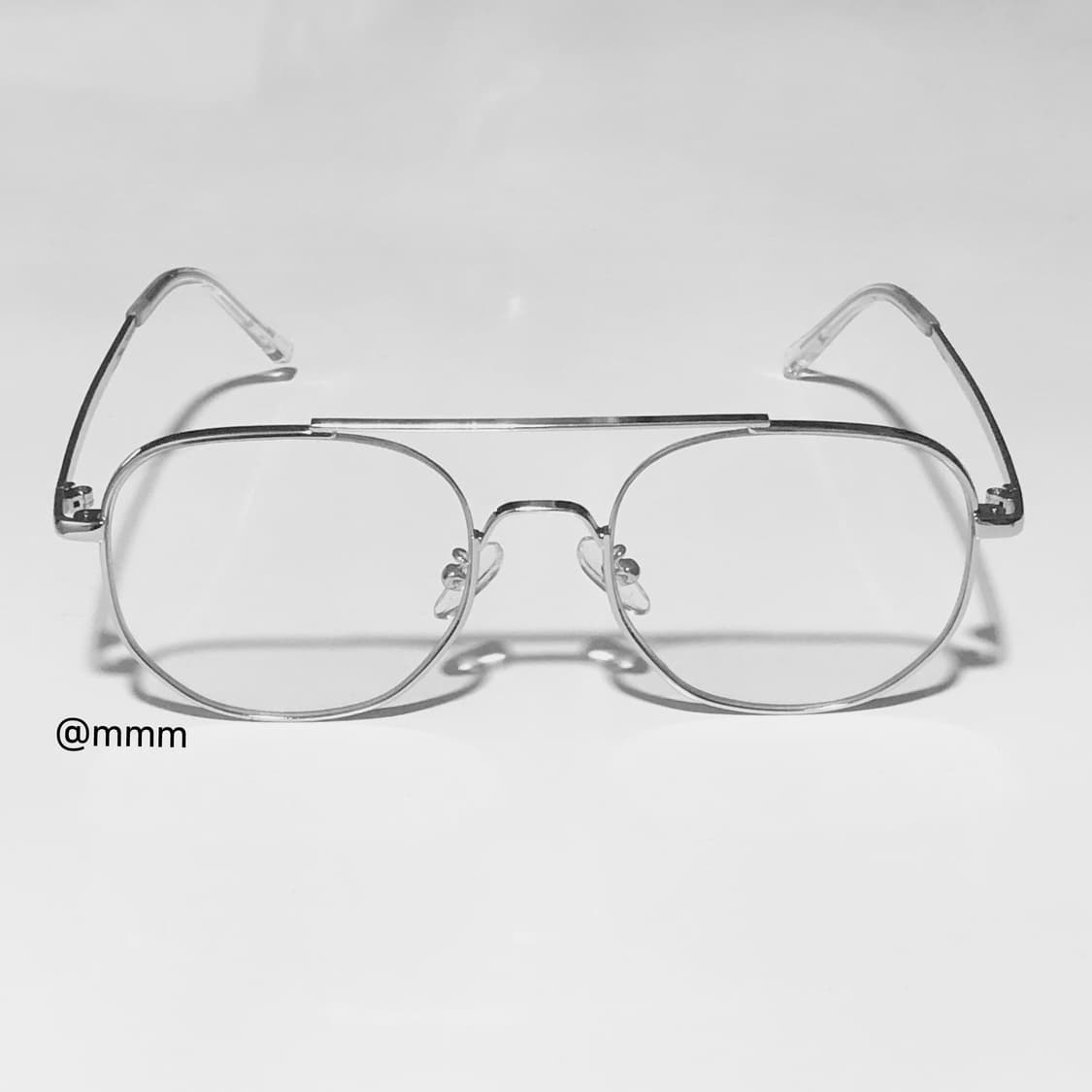 (Unisex) 은테 세미 보잉 안경 상품이미지3