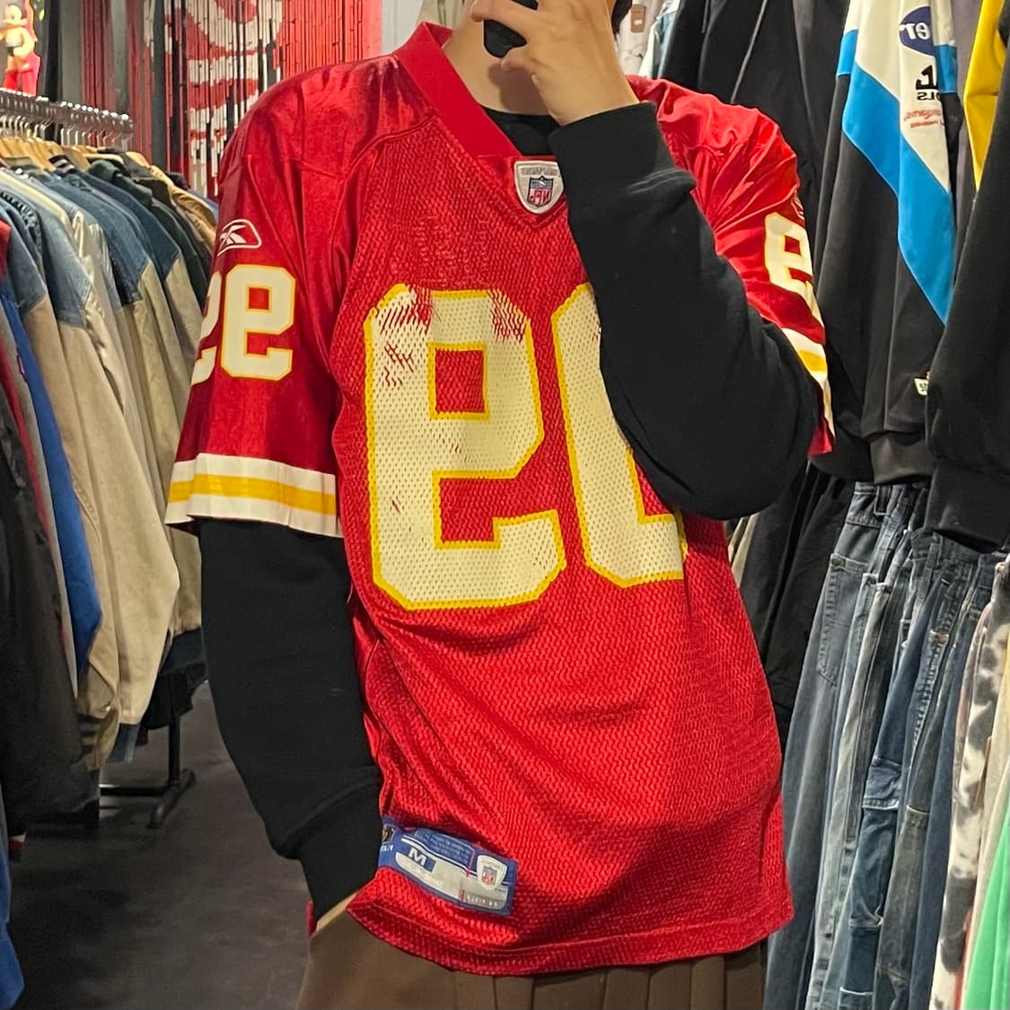[IM]리복 NFL 져지 캔자스시티 치프스 Bell 레드 No.99 상품이미지4