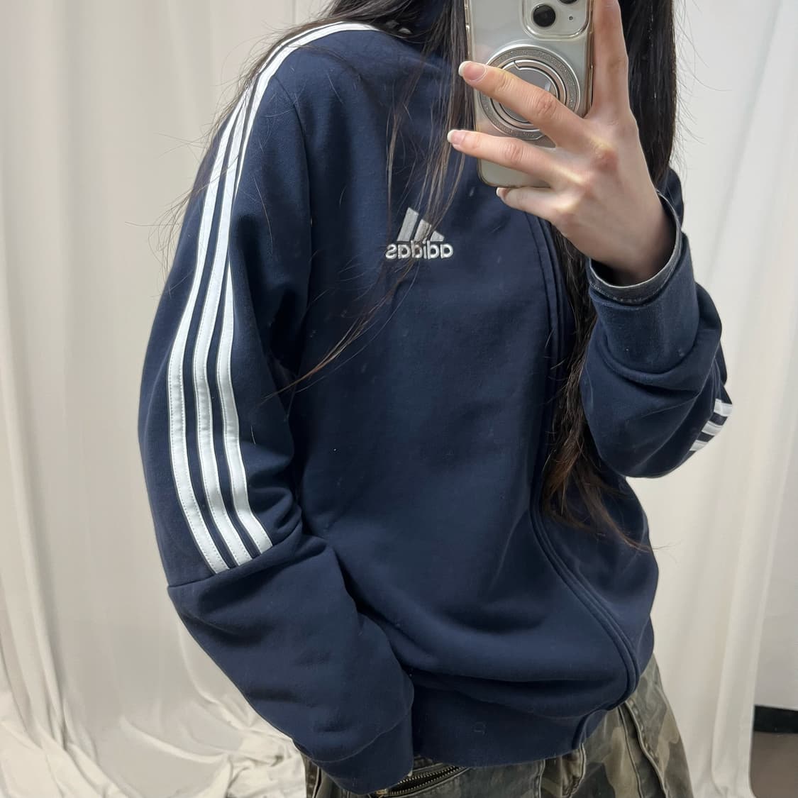 Adidas Navy Cotton Jersey 상품이미지3