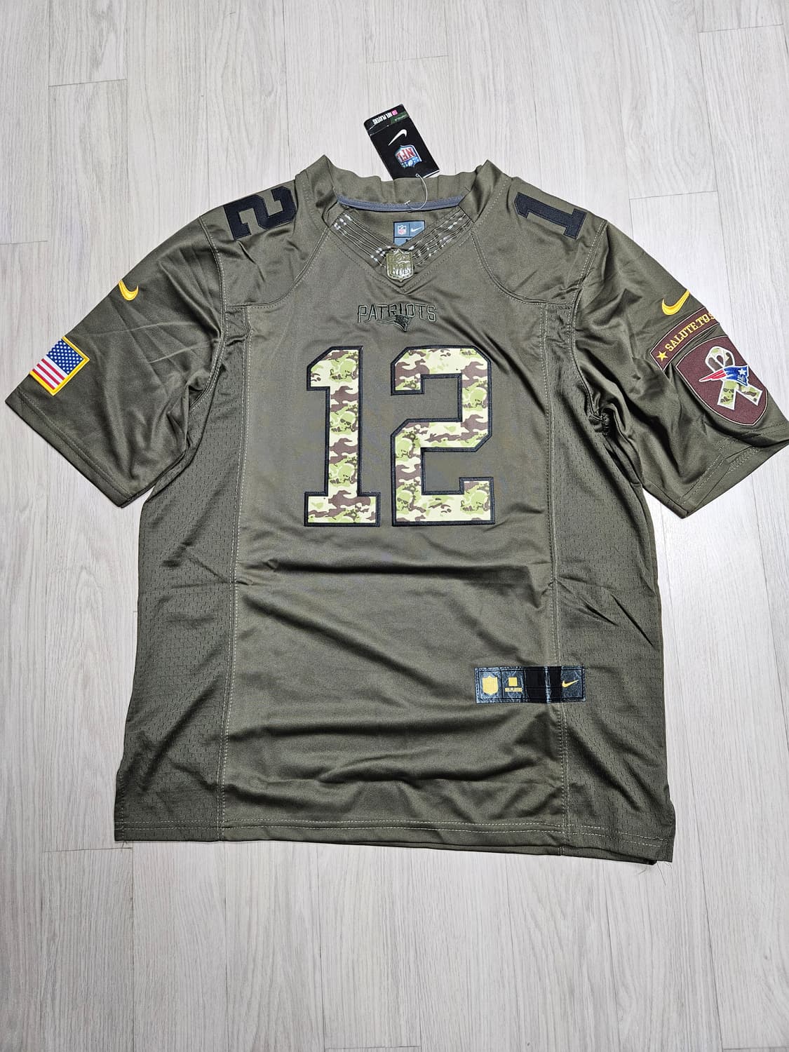 Nike NFL 풋볼 져지 밀리터리에디션 블록코어룩 상품이미지6