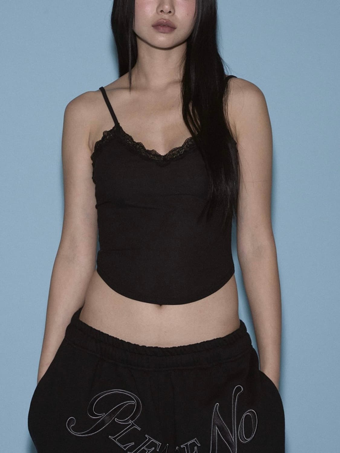 플리즈노팔로우 플로라 레이스 탑 상품이미지1