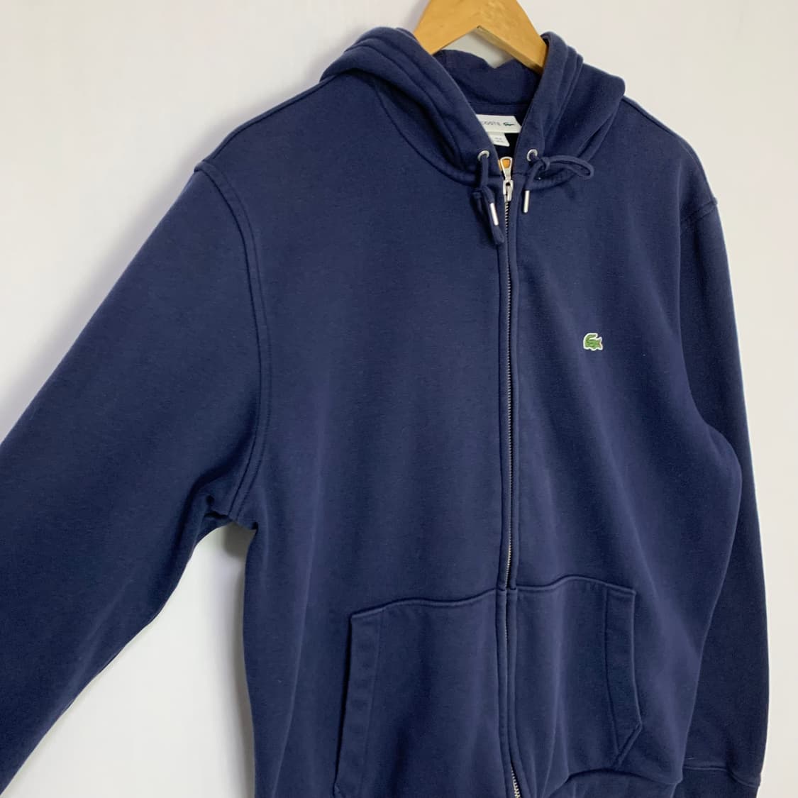 라코스테 네이비 후드집업 기모 여성 XL 남녀공용 남성 M 상품이미지3