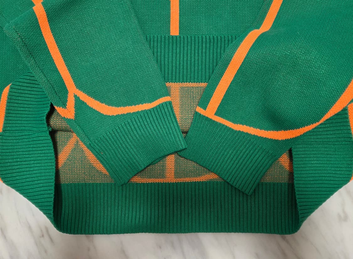 여성 패턴 크루넥 니트 상품이미지3