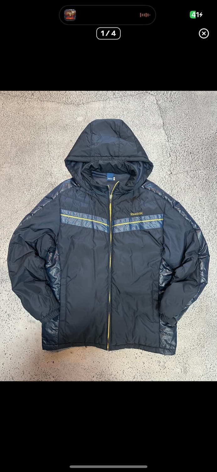  (바배) 리복 올드스쿨 후드 패딩 상품이미지1