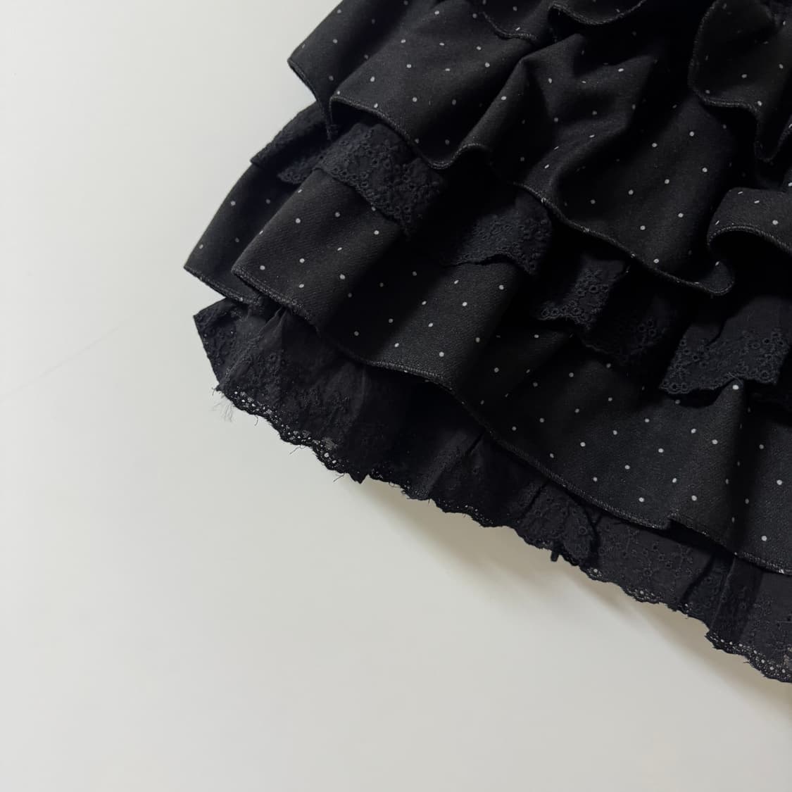 새상품 여자 도트 캉캉 미니스커트 상품이미지2