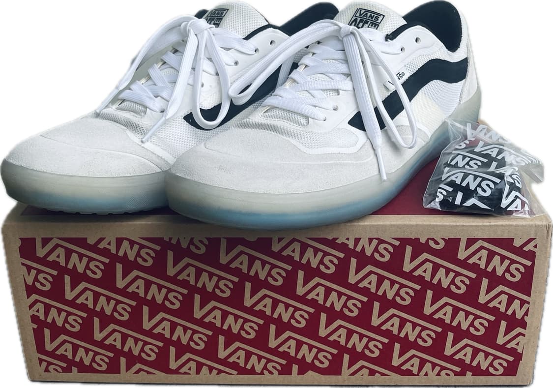 [실착 1회] 희귀 매물 반스 AVE PRO 화이트 VN0A4BT7UY6 상품이미지6