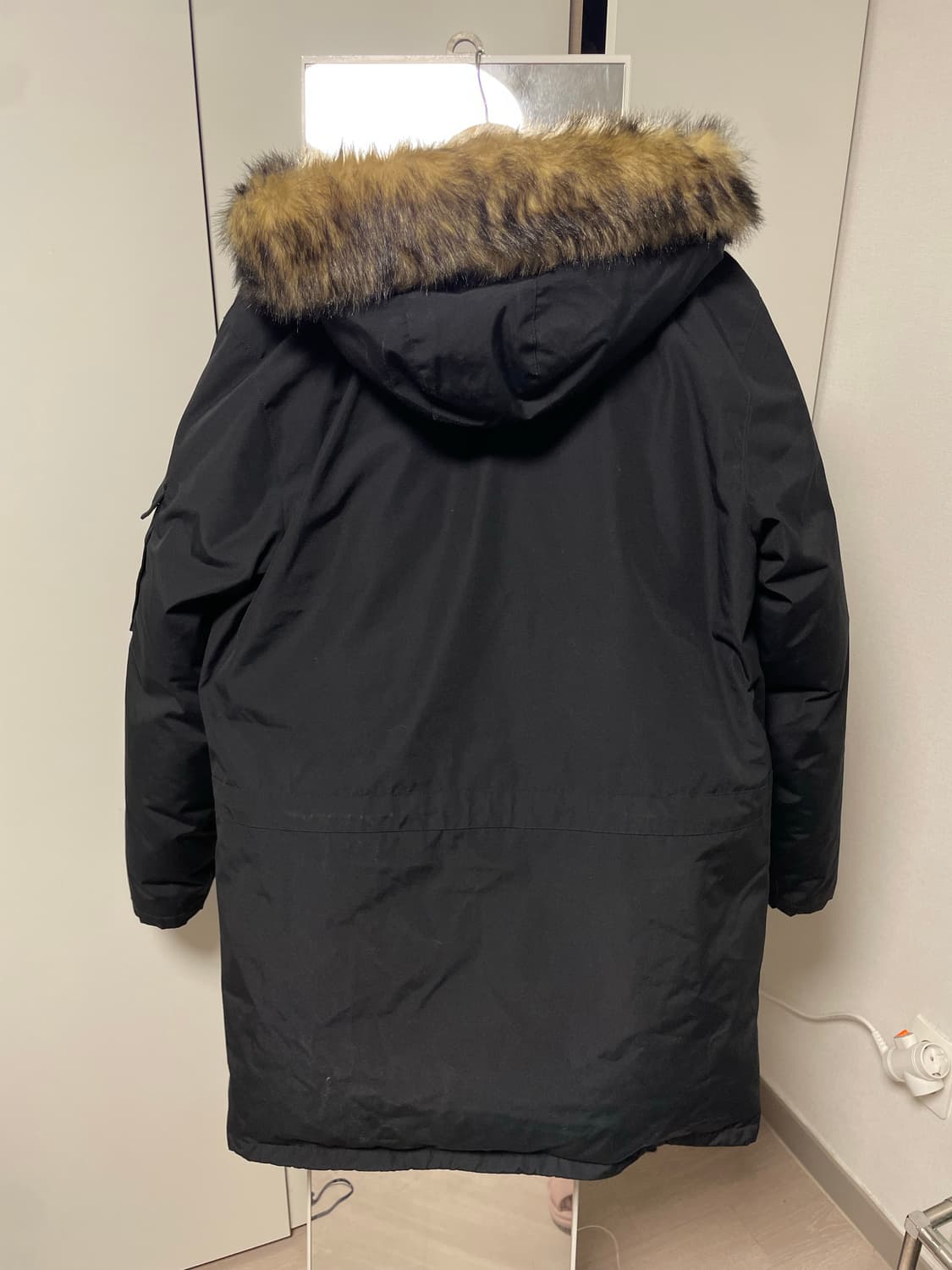 Carhartt 칼하트 퍼 파카 자켓 블랙 패딩 S 상품이미지6