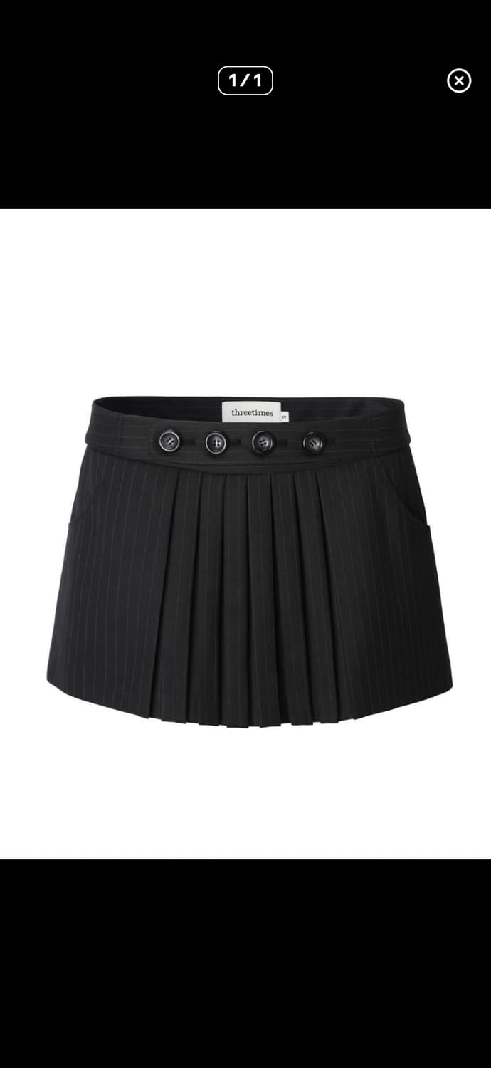 쓰리타임즈) 유니폼 스커트 S 상품이미지1