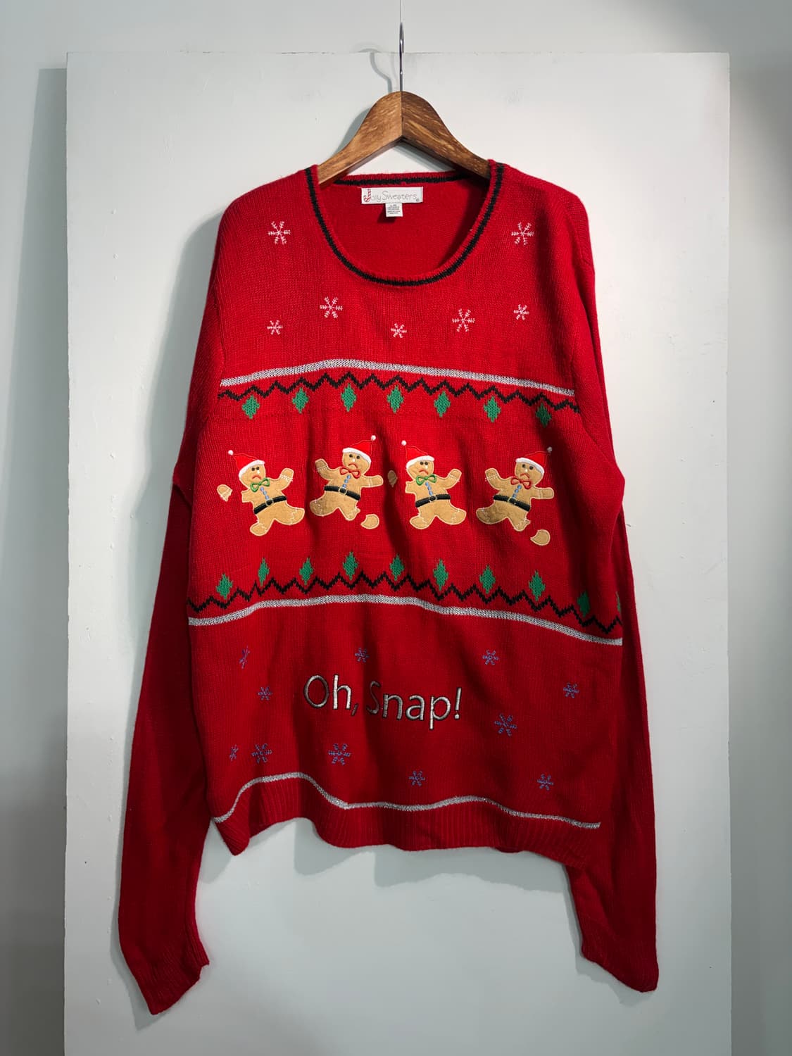 U.S.A. 크리스마스 어글리니트 쿠키 2XL~ 상품이미지1