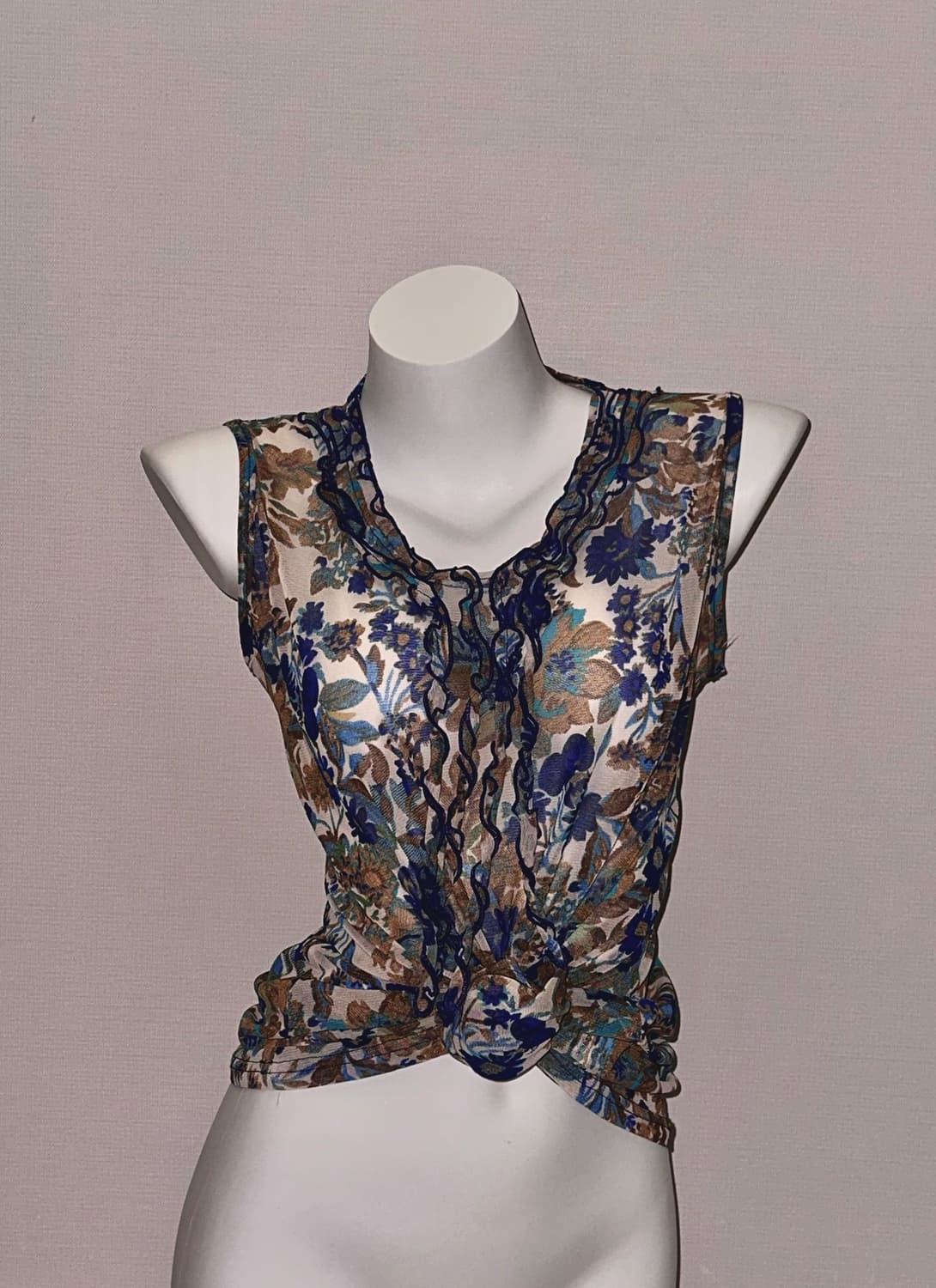 빈티지 플로럴 오리엔탈 슬리브리스 상품이미지1