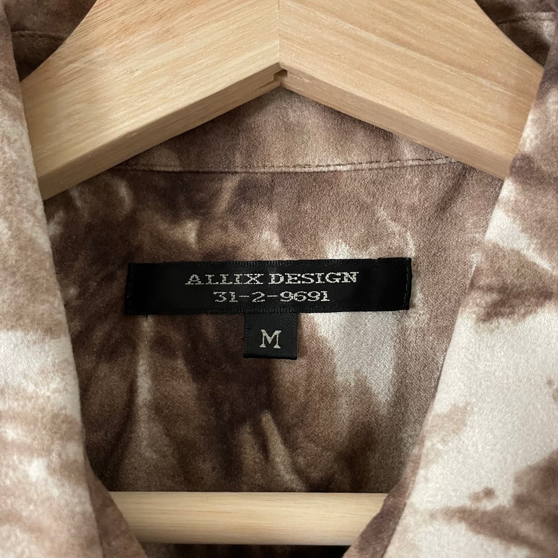 ALLIX DESIGN 스웨이드 타이다이 반팔 집업 상품이미지7