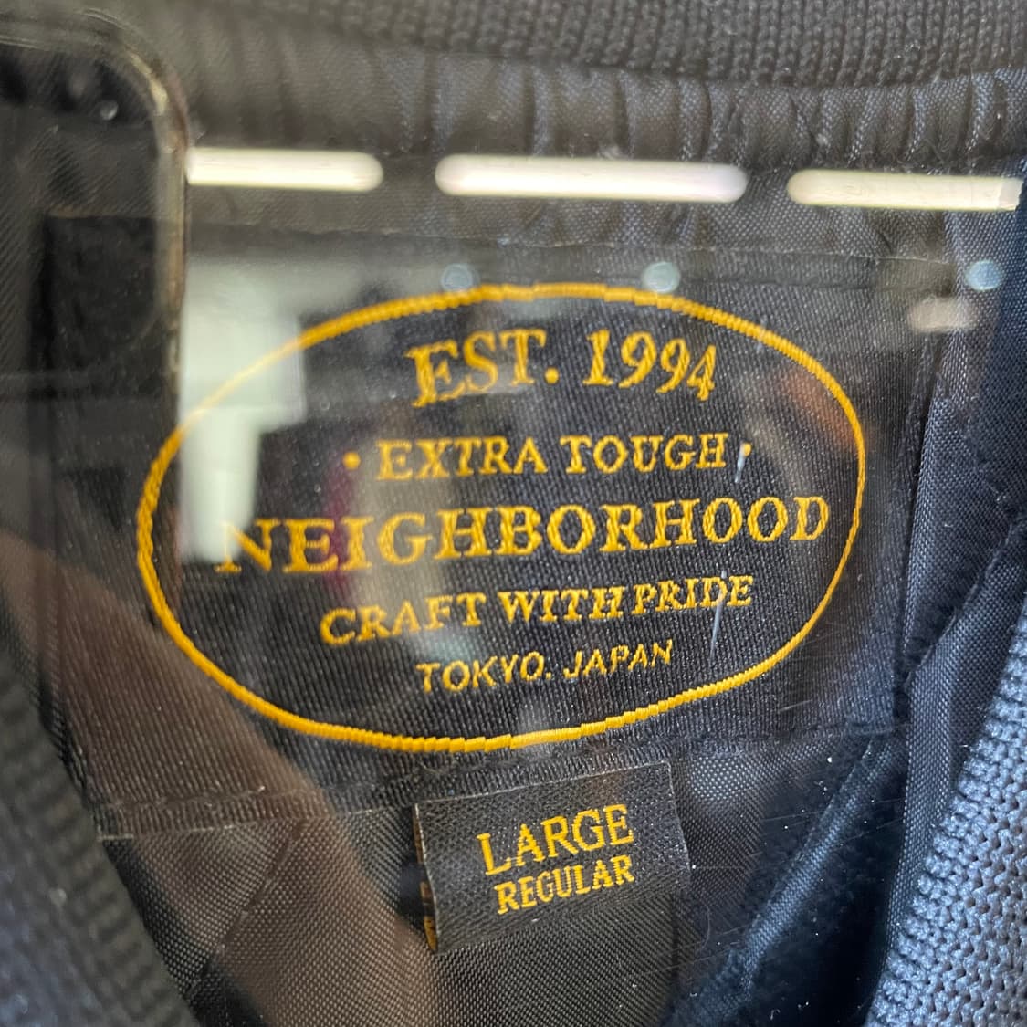 네이버후드 x 슬램잼 새틴 베이스볼 자켓 상품이미지8