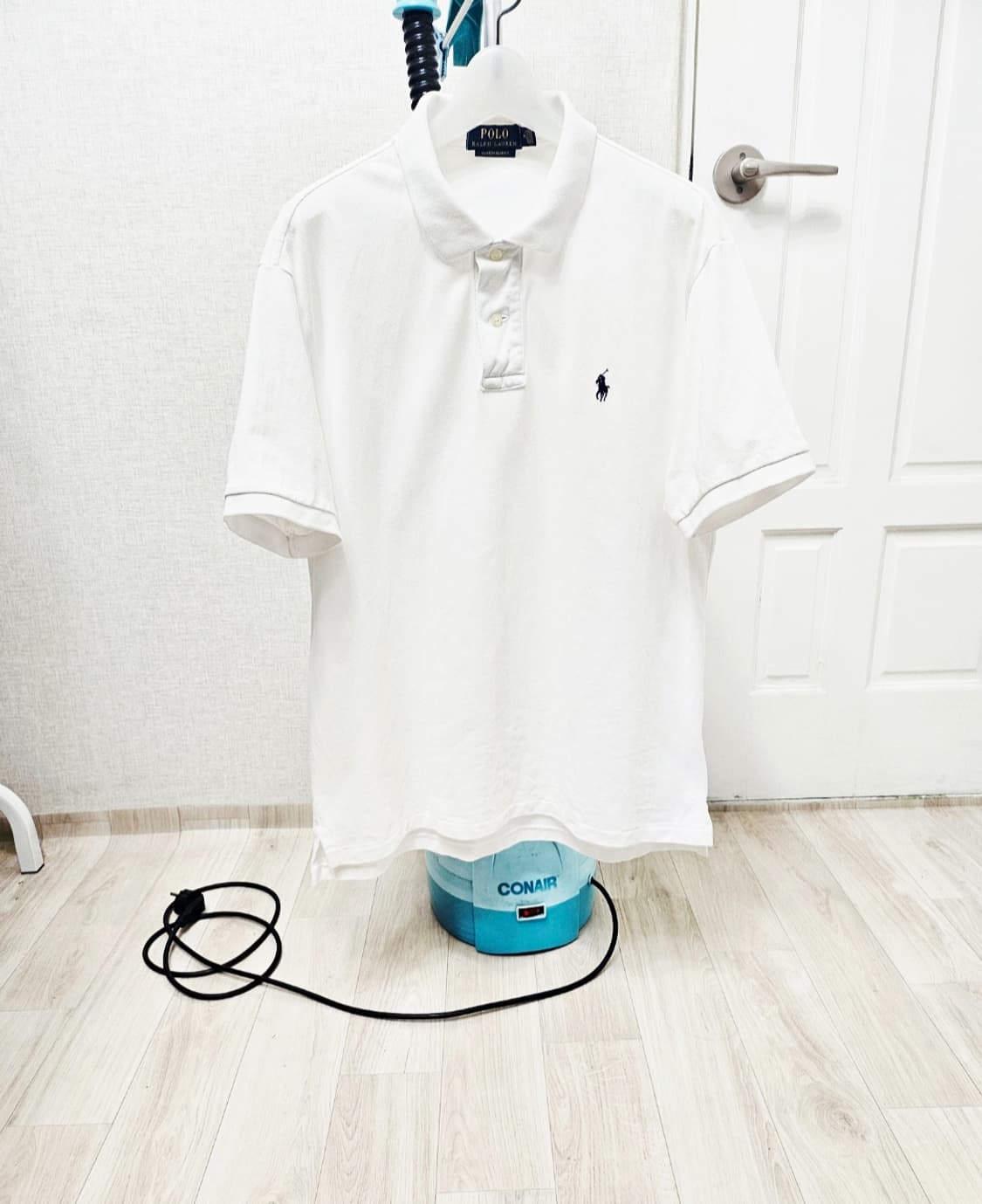 (95~100)M☆초대장급☆랄프로렌폴로 커스텀핏 [화이트] PK폴로반팔티 상품이미지1