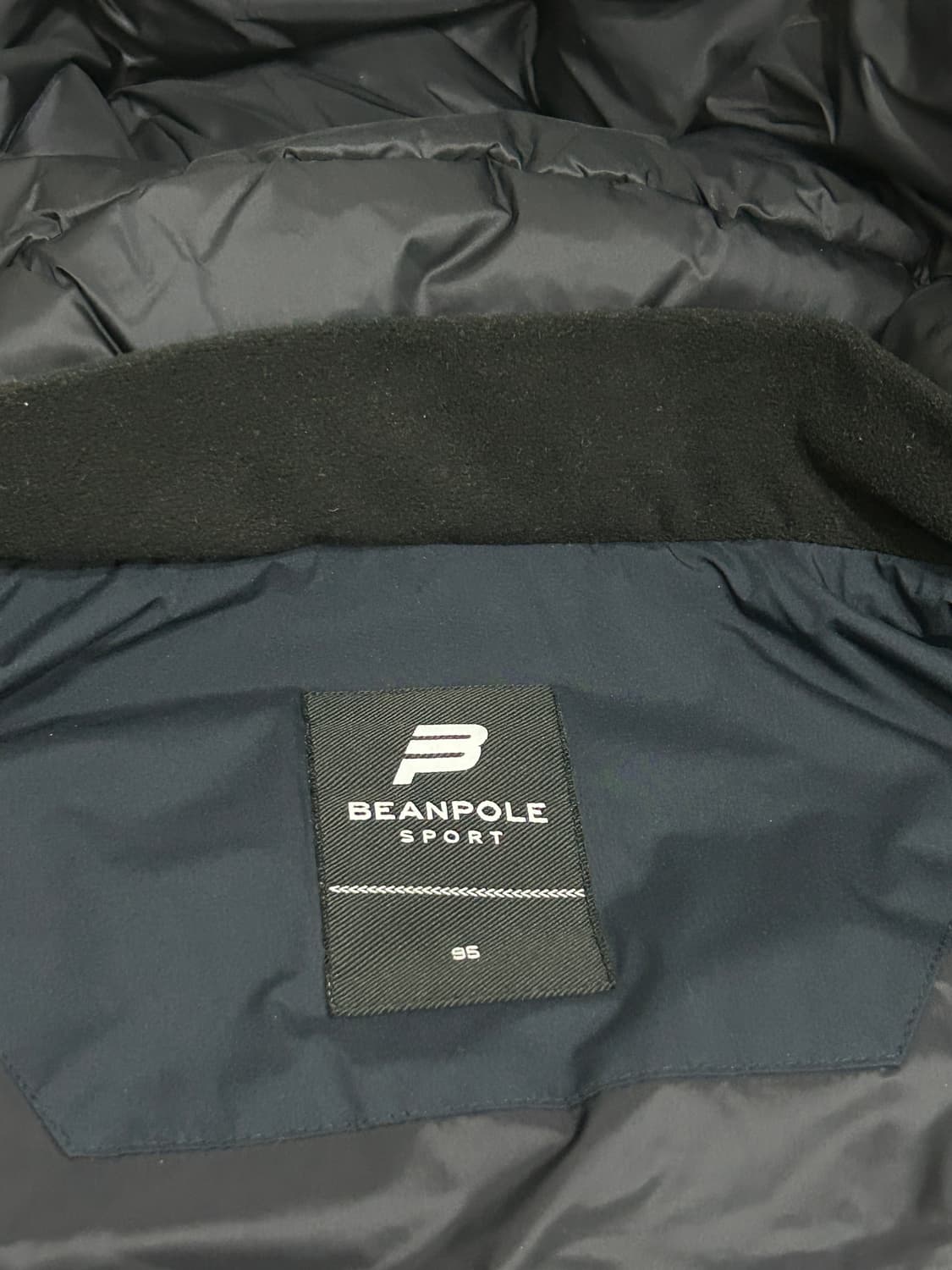 (새상품급) 빈폴 오리털 후드 패딩 조끼 남성 95 M 상품이미지7