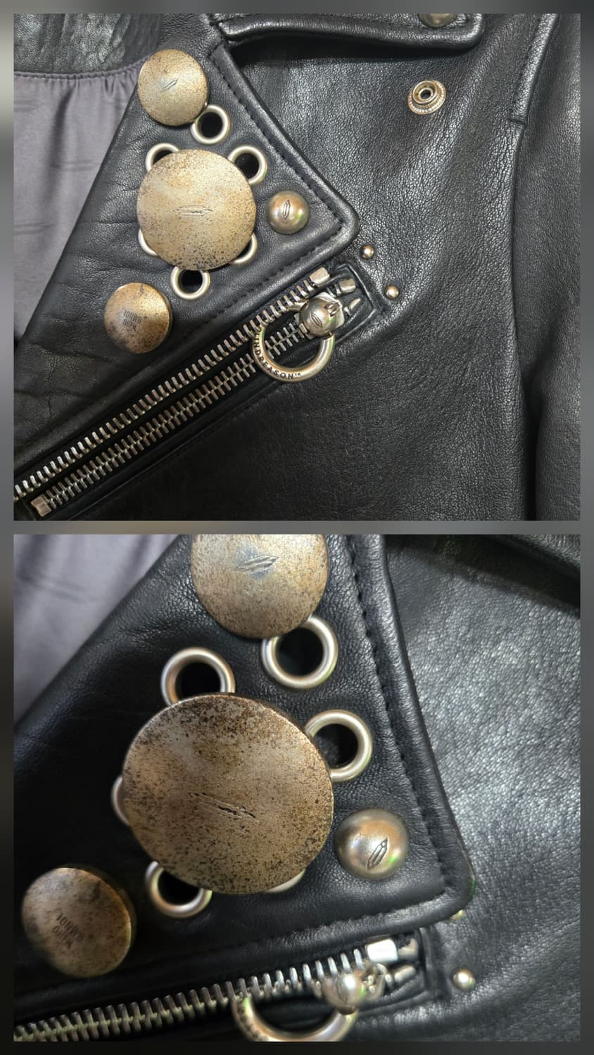 Blindreason 블랙 양가죽 라이더 자켓 XS 상품이미지7