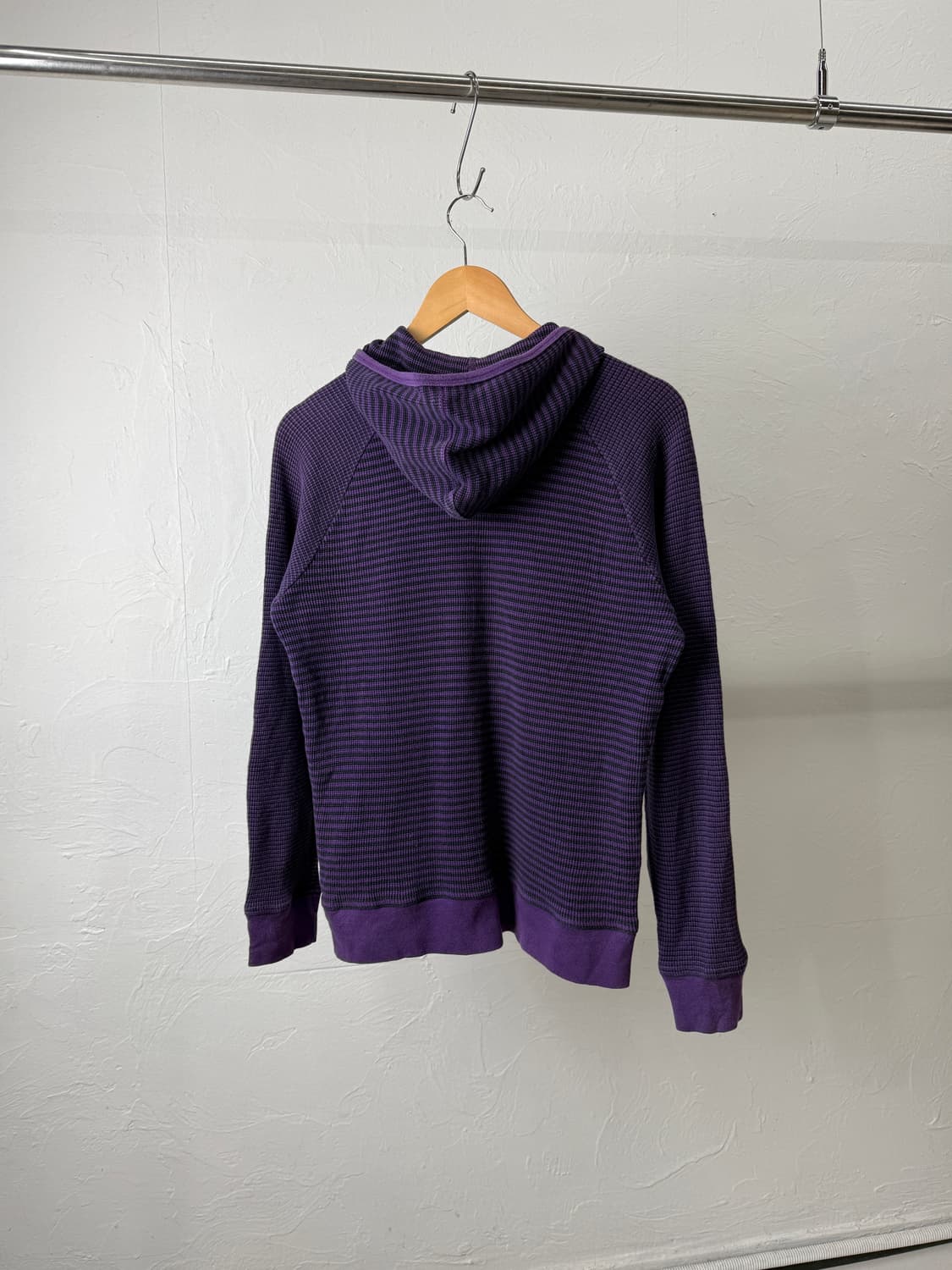 버버리 블랙라벨 와플 후드 집업 상품이미지4