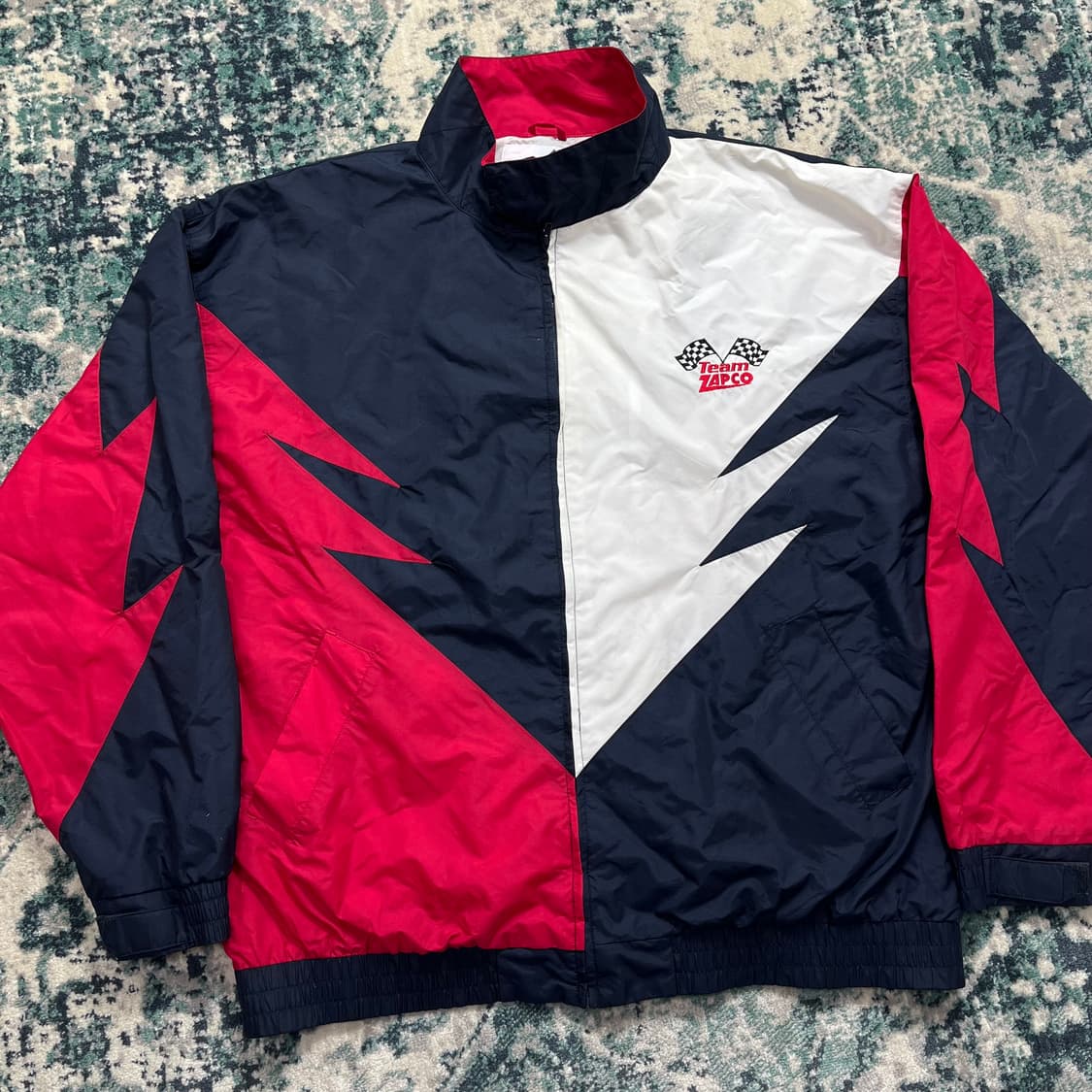 90s Speedy zone usa 레이서 집업 자켓(2XL) 상품이미지2