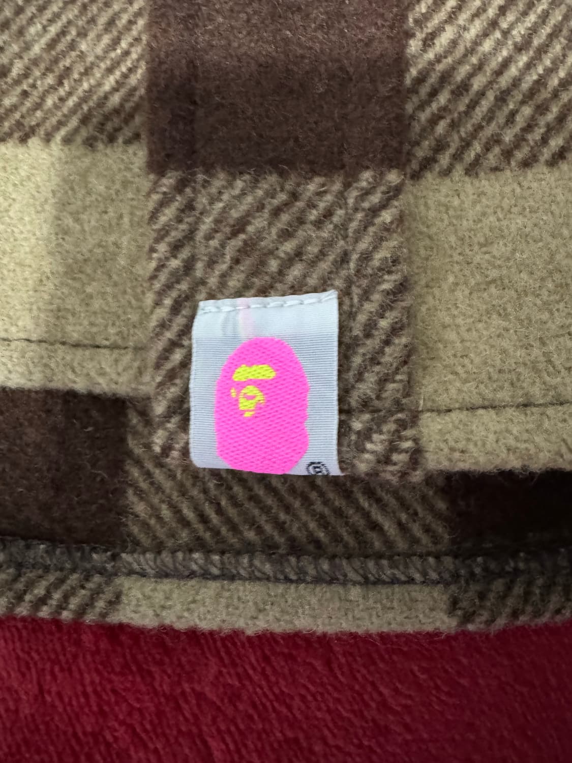 베이프 플란넬 울셔츠 일본판 상품이미지4