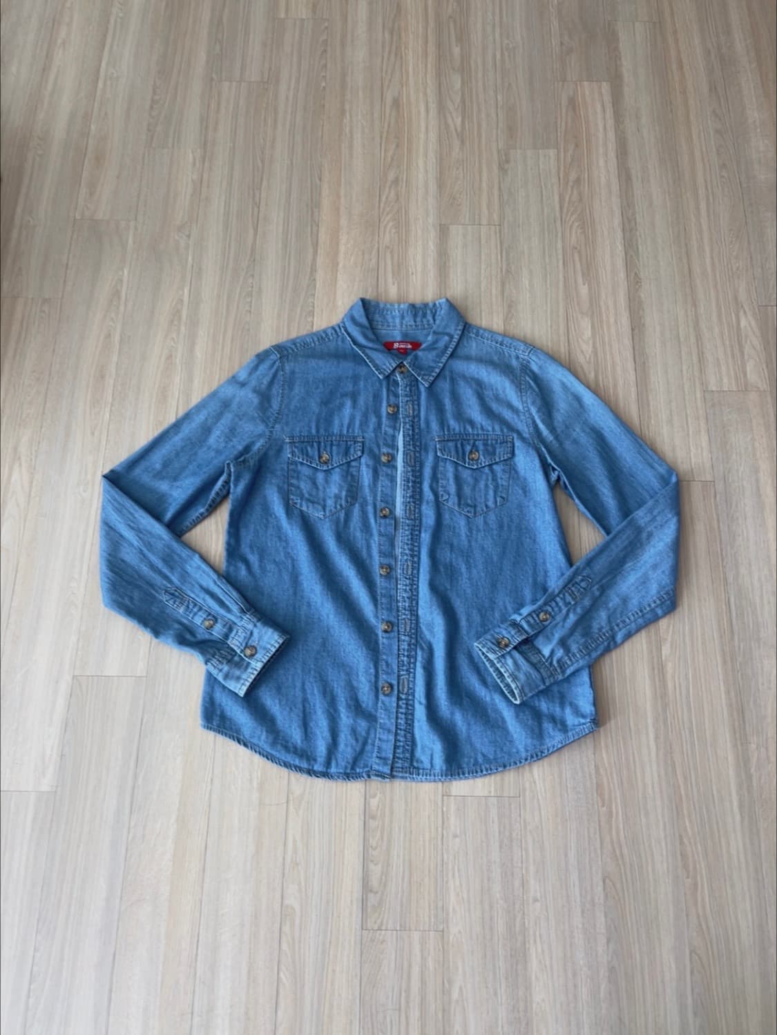 Indigo Bank 인디고뱅크 청 데님 셔츠 상품이미지1