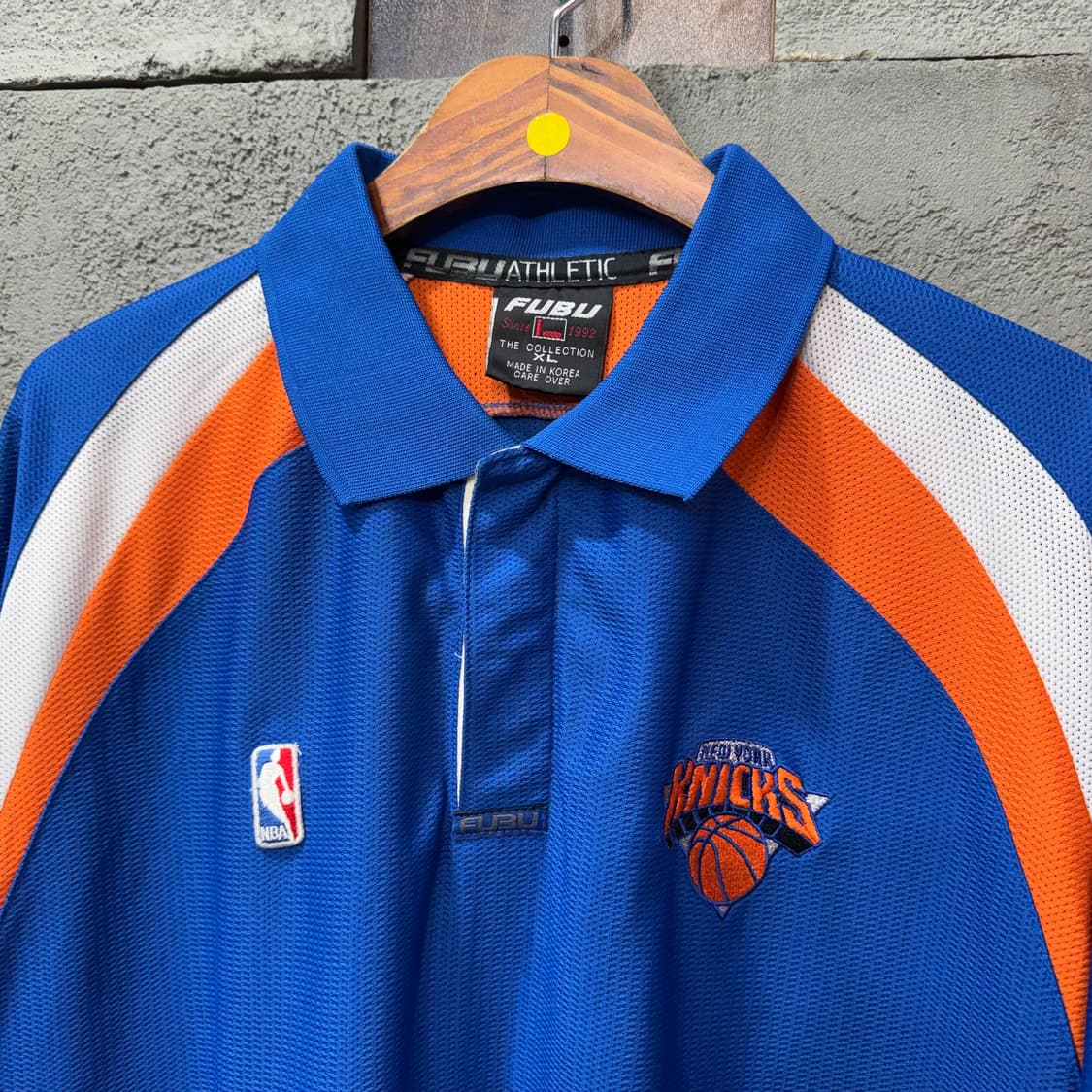 90s 후부 NBA 뉴욕 닉스 카라 져지 (2XL)   상품이미지2